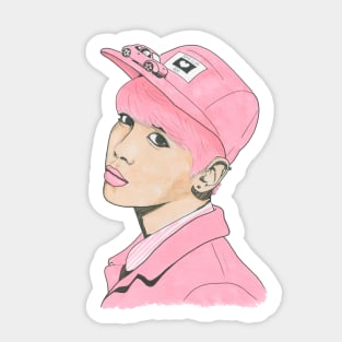 Pink Jonghyun Sticker